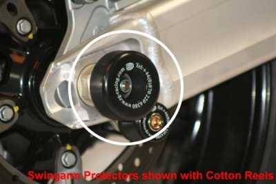 R&G Swingarm Protectors Black for KTM 990 Supermoto (08)