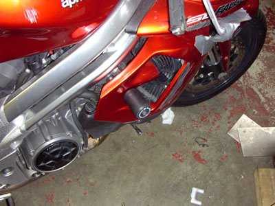 R&G Classic Frame Sliders (Upper) for Aprilia Falco Secondary image