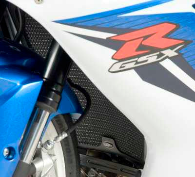 R&G Radiator Guard Black for Suzuki GSX-R600 (08-18)