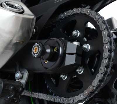 R&G Spindle Swingarm Protectors for Kawasaki Z1000 (10-18)