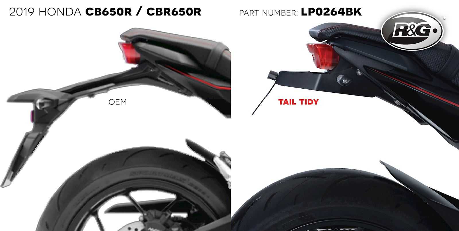 R&G Tail Tidy for Honda CB650R (19-20)