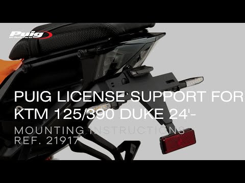 Puig Tail Tidy In Black for KTM 125 Duke (24-25)