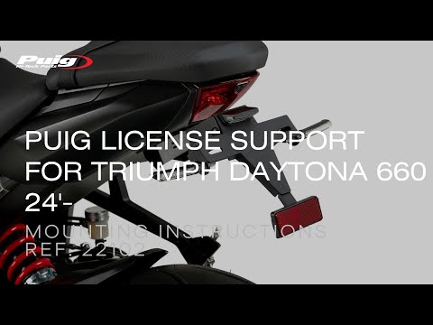 Puig Tail Tidy In Black for Triumph Daytona 600 (24-25)