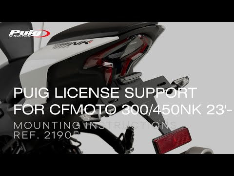 Puig Tail Tidy In Black for CF Moto 300NK (23-24)