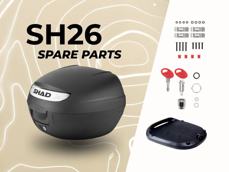 SHAD SH26 Top Box Spare Parts
