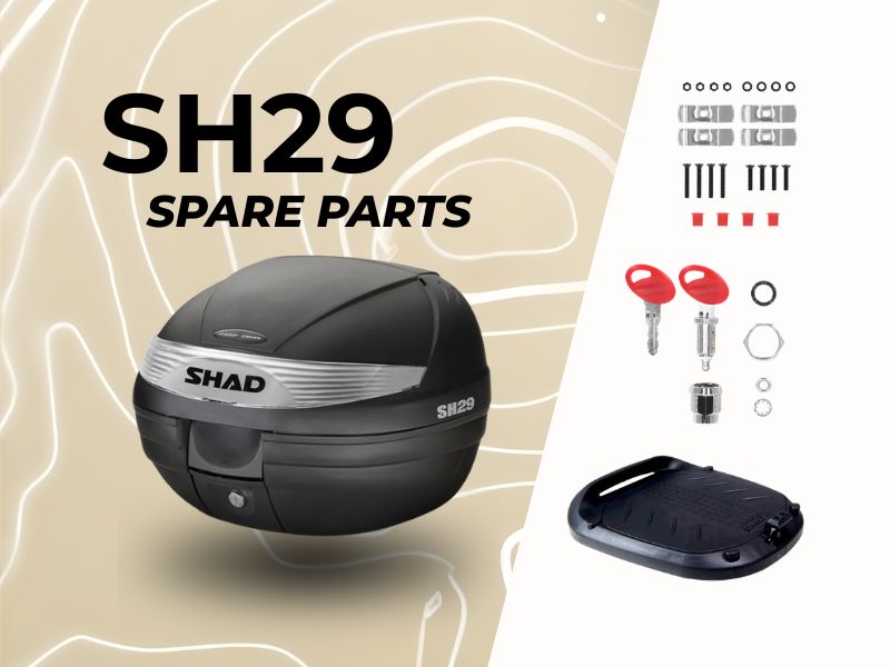 SHAD SH29 Top Box Spare Parts