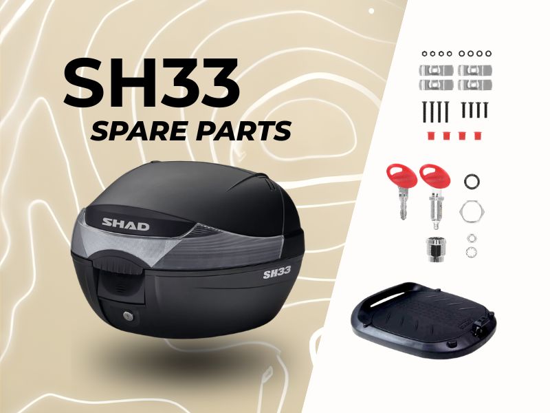 SHAD SH33 Top Box Spare Parts