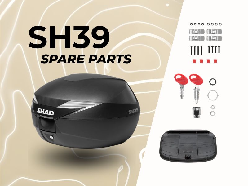 SHAD SH39 Top Box Spare Parts