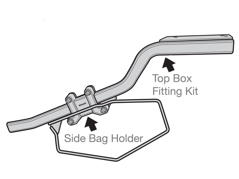 SHAD Soft Pannier Adapter Kit for Honda NC750 X (14-15)