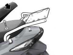 SHAD Top Box Rack for Kymco Agility 125 RS (10-25)