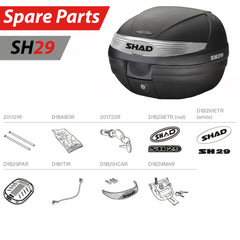 SHAD SH29 Top Box Spare Parts